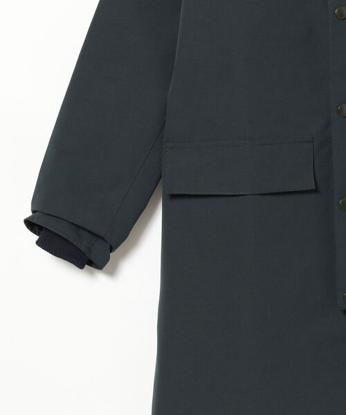 バブアー OVERSIZED BURGHLEY ステンカラーコート ネイビー Barbour コート ジャケット 「Barbour / バブアー」OVERSIZE WAX