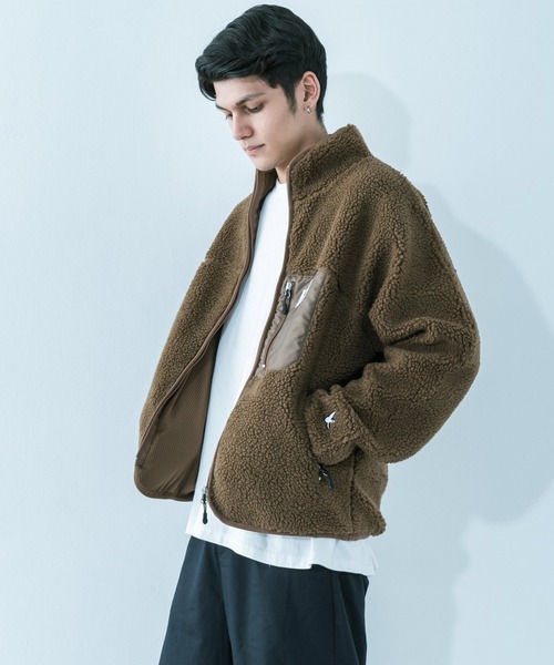 Gonzales アウタージャケット ブラウン Mark Gonzales/マークゴンザレス MONO-MART別注 オーバーサイズ