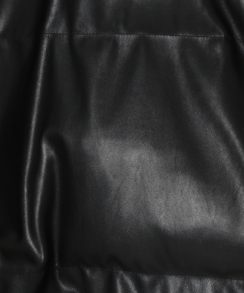 PAGEBOY（ページボーイ）の「フェイクレザーナカワタブルゾン（ブルゾン・レディース・ブラック/オフホワイト・FREE）」の17枚目の写真