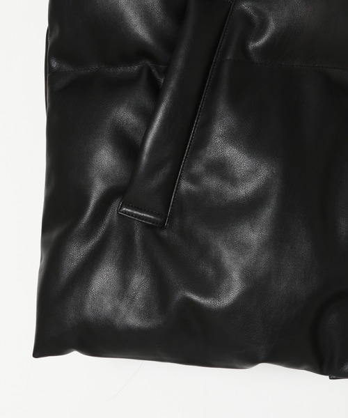PAGEBOY（ページボーイ）の「フェイクレザーナカワタブルゾン（ブルゾン・レディース・ブラック/オフホワイト・FREE）」の20枚目の写真