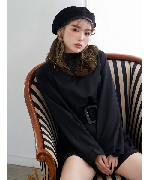 Darich（ダーリッチ）の「リラックスコンビネゾン（つなぎ/オールインワン・レディース・ブラック/ブラウン・FREE）」の8枚目の写真