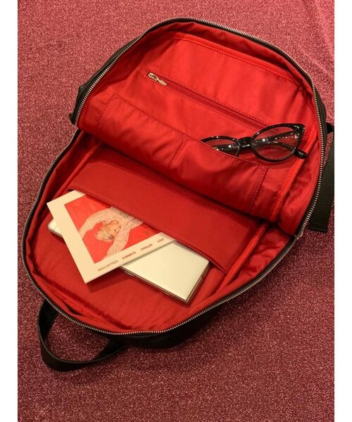 jouetie(ジュエティ)の「ライダースリュック(バックパック/リュック・レディース・ライトブルー/ブラック/オフホワイト・FREE)」の4枚目の写真