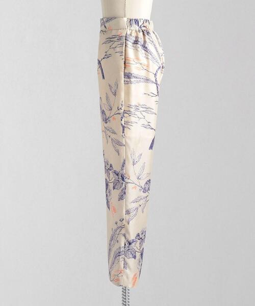 LOEFF（ロエフ）の「＜LOEFF（ロエフ）＞ ボタニカルプリント パンツ†（その他パンツ・レディース・オフホワイト・FREE）」の3枚目の写真