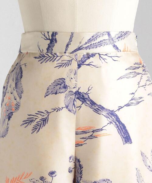 LOEFF（ロエフ）の「＜LOEFF（ロエフ）＞ ボタニカルプリント パンツ†（その他パンツ・レディース・オフホワイト・FREE）」の5枚目の写真