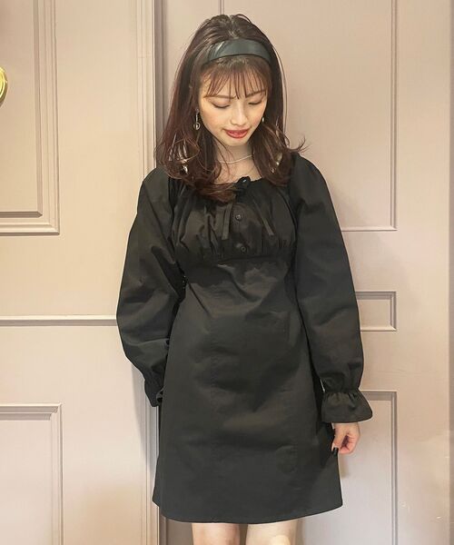 セール フロントリボンミニワンピ ワンピース Majestic Legon マジェスティックレゴン のファッション通販 Zozotown