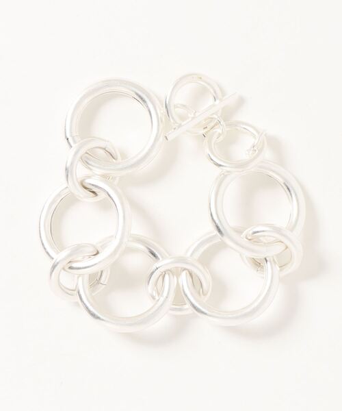 Kastane(カスタネ)の「ランダムリングチェーンブレスレット(ブレスレット・レディース・シルバー/ゴールド・FREE)」の3枚目の写真