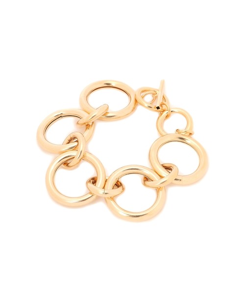 Kastane(カスタネ)の「ランダムリングチェーンブレスレット(ブレスレット・レディース・シルバー/ゴールド・FREE)」の7枚目の写真