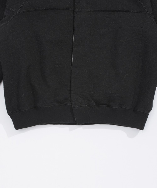 UNFIL（アンフィル）の「unfil アンフィル / vintage cotton-fleece cropped cardigan ヴィンテージコットンフリース クロップドカーディガン / WOFL-UW127（カーディガン/ボレロ・レディース・ブラック系その他/ヘザーグレー・1）」の12枚目の写真