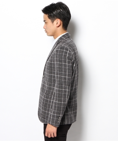 EDIFICE（エディフィス）の「◇ブークレタータンチェック2Bジャケット（テーラードジャケット・メンズ・その他1/その他8/その他9・46/48/44）」の8枚目の写真