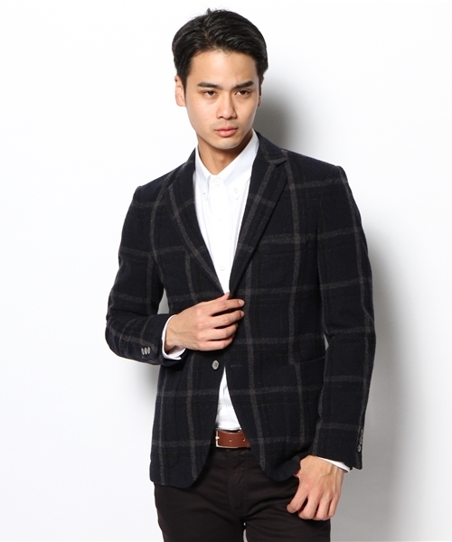 EDIFICE（エディフィス）の「◇ブークレタータンチェック2Bジャケット（テーラードジャケット・メンズ・その他1/その他8/その他9・46/48/44）」の13枚目の写真