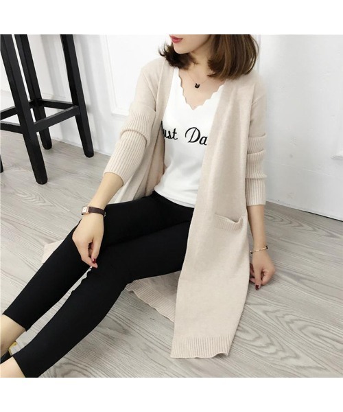 Ritzy（リッツィー）の「ひざ丈カーディガン（カーディガン/ボレロ・レディース・ブラック/ベージュ/ブラウン/カーキ/ライトベージュ/グリーン・FREE）」の17枚目の写真