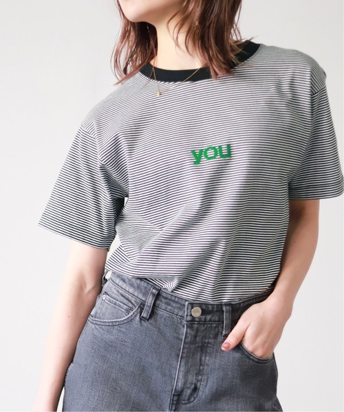 SLOBE IENA(スローブイエナ)の「you5/S TEE【手洗い可能】◆(Tシャツ/カットソー・レディース・ブラック系その他/ホワイト・FREE)」の22枚目の写真