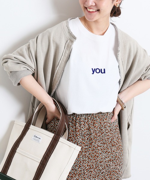 SLOBE IENA(スローブイエナ)の「you5/S TEE【手洗い可能】◆(Tシャツ/カットソー・レディース・ブラック系その他/ホワイト・FREE)」の5枚目の写真