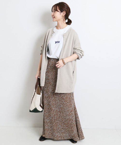 SLOBE IENA(スローブイエナ)の「you5/S TEE【手洗い可能】◆(Tシャツ/カットソー・レディース・ブラック系その他/ホワイト・FREE)」の6枚目の写真