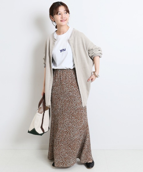 SLOBE IENA(スローブイエナ)の「you5/S TEE【手洗い可能】◆(Tシャツ/カットソー・レディース・ブラック系その他/ホワイト・FREE)」の4枚目の写真