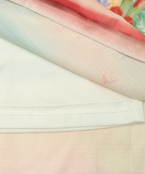 チチカカ（チチカカ）の「ボタニカルペイントスカート（スカート・レディース・ブラウン/カラフル・FREE）」の16枚目の写真