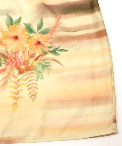 チチカカ（チチカカ）の「ボタニカルペイントスカート（スカート・レディース・ブラウン/カラフル・FREE）」の17枚目の写真