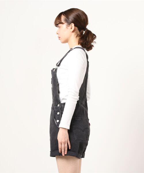 Levi's（リーバイス）の「VINTAGE SHORTALL LOOSE CANNON（サロペット/オーバーオール・レディース・ブラック・M/S/XS）」の3枚目の写真