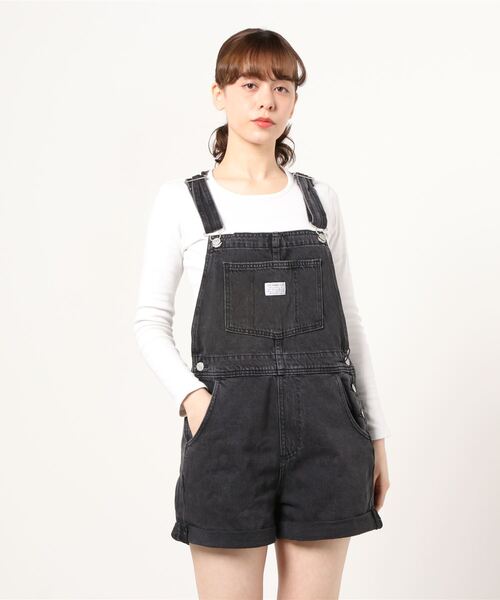 Levi's（リーバイス）の「VINTAGE SHORTALL LOOSE CANNON（サロペット/オーバーオール・レディース・ブラック・M/S/XS）」の12枚目の写真