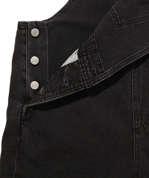 Levi's（リーバイス）の「VINTAGE SHORTALL LOOSE CANNON（サロペット/オーバーオール・レディース・ブラック・M/S/XS）」の6枚目の写真