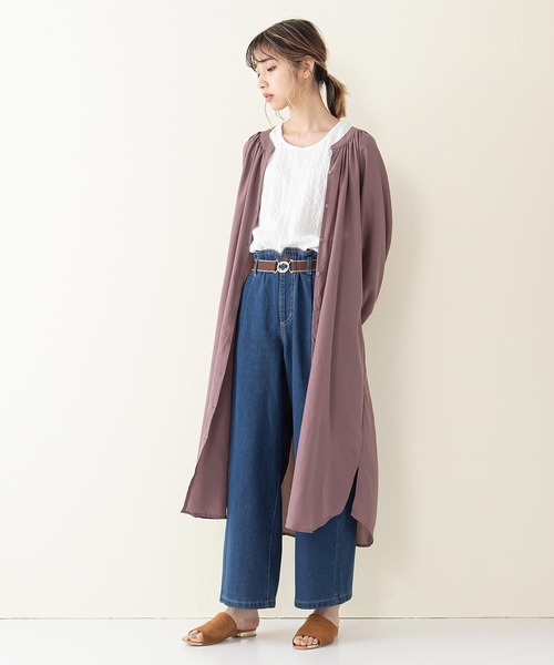 セール C Fort Point ニットタンクトップ シャツワンピースセット シャツワンピース Fort Point フォーポイント のファッション通販 Zozotown