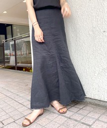 リネンマーメイドスカート