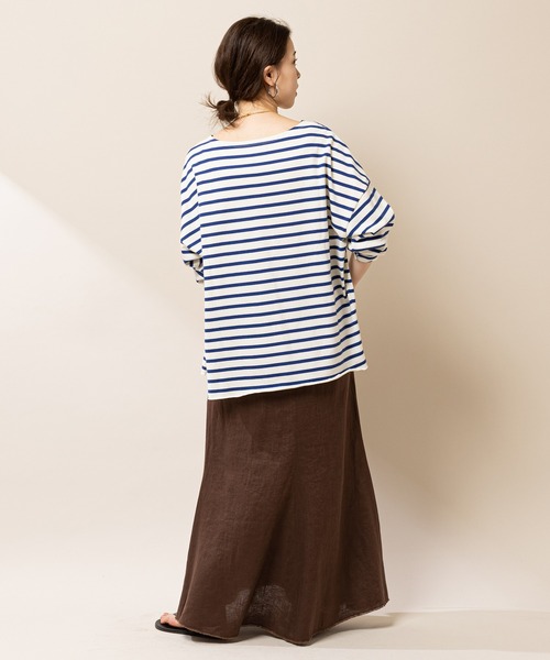 SHENERY（シーナリー）の「リネンマーメイドスカート（スカート・レディース・グリーン/ベージュ/ダークブラウン/オレンジ/ブラック/ブルー・38/36）」の20枚目の写真