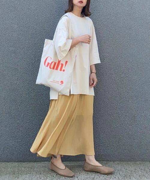 coen by SIZU（コーエンバイシズ）の「coen by SIZU サテンフレアスカート（スカート・レディース・オフホワイト/ベージュ・SMALL/MEDIUM）」の22枚目の写真