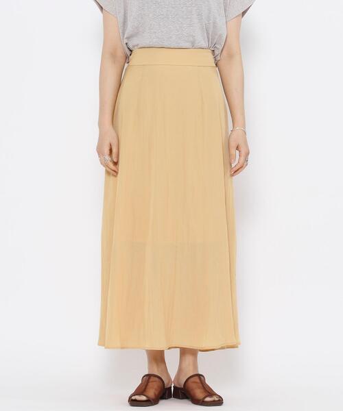 coen by SIZU（コーエンバイシズ）の「coen by SIZU サテンフレアスカート（スカート・レディース・オフホワイト/ベージュ・SMALL/MEDIUM）」の20枚目の写真