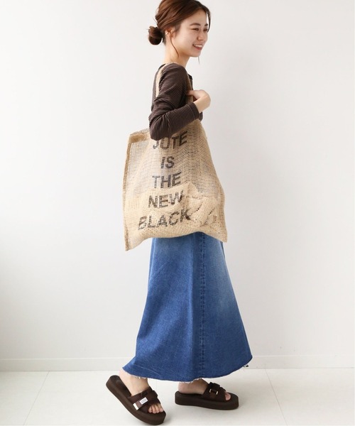 JOURNAL STANDARD relume（ジャーナルスタンダード　レリューム）の「リメイク風デニムスカート◆（デニムスカート・レディース・ネイビー/ブルー・40/38/36）」の5枚目の写真