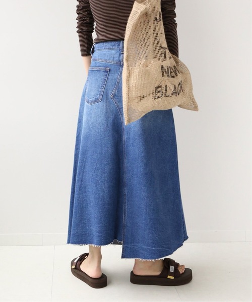 JOURNAL STANDARD relume（ジャーナルスタンダード　レリューム）の「リメイク風デニムスカート◆（デニムスカート・レディース・ネイビー/ブルー・40/38/36）」の9枚目の写真