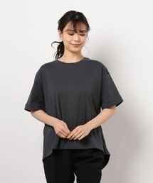 earth music&ecology | スムースバックスリットTシャツ ＊(Tシャツ/カットソー)