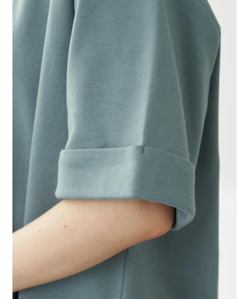 earth music&ecology(アースミュージックアンドエコロジー)の「スムースバックスリットTシャツ *(Tシャツ/カットソー・レディース・ピンク/チャコールグレー/ブラック/ミント/グレイッシュベージュ/オフホワイト・FREE)」の19枚目の写真