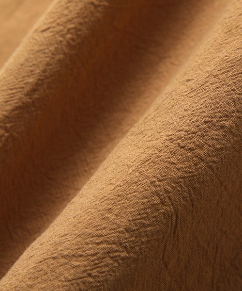 Chillfar（チルファー）の「スリットネックフレンチスリーブチュニック（チュニック・レディース・ベージュ/キャメル/チャコール・MEDIUM/LARGE）」の5枚目の写真