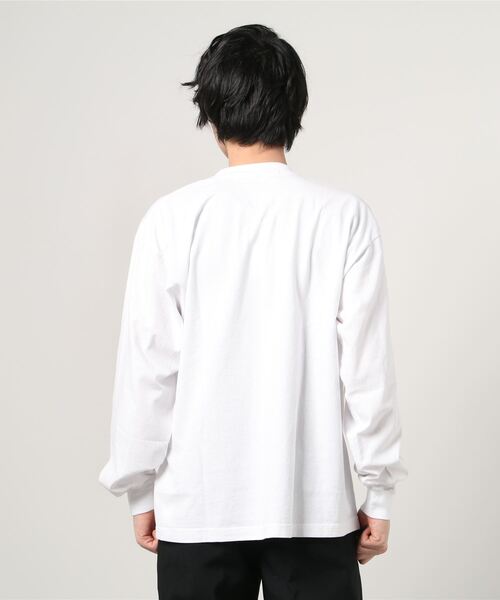 UNION（ユニオン）の「BIG LOGO LS TEE Tシャツ　ロンT（Tシャツ/カットソー・メンズ・ブラック/ホワイト/ネイビー・LARGE/MEDIUM/X-LARGE）」の4枚目の写真