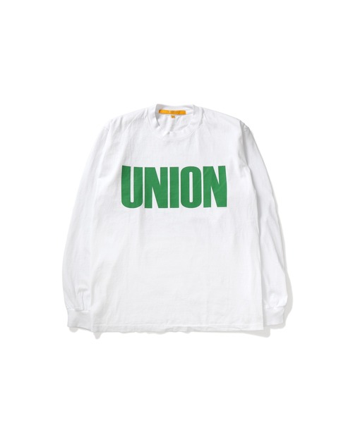 UNION（ユニオン）の「BIG LOGO LS TEE Tシャツ　ロンT（Tシャツ/カットソー・メンズ・ブラック/ホワイト/ネイビー・LARGE/MEDIUM/X-LARGE）」の12枚目の写真