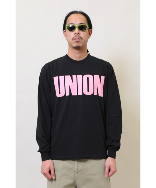 UNION（ユニオン）の「BIG LOGO LS TEE Tシャツ　ロンT（Tシャツ/カットソー・メンズ・ブラック/ホワイト/ネイビー・LARGE/MEDIUM/X-LARGE）」の21枚目の写真