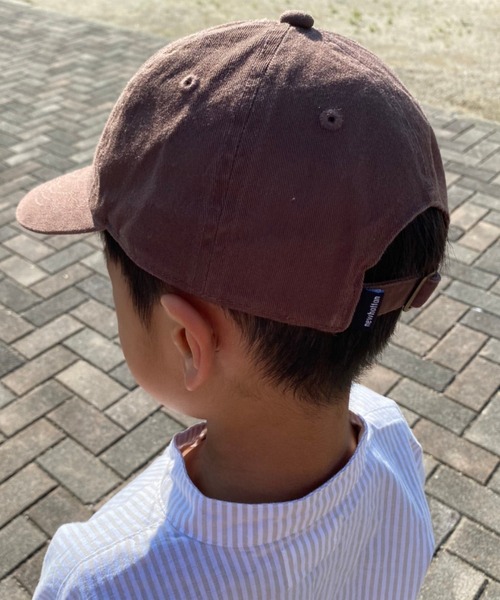 newhattan(ニューハッタン)の「【newhattan】ニューハッタン KID’Sキャップ Baseball Low Cap-twill kids-(キャップ・キッズ・オリーブ/ピンク系/レッド/ベージュ系/パープル/アクア/ホワイト/バーガンディー/ダークブラウン/ロイヤルブルー/ブラック/ライトピンク/カーキ/ライム/ダークブルー/ライトブルー・FREE)」の3枚目の写真