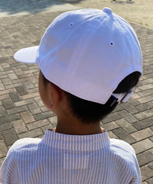 newhattan(ニューハッタン)の「【newhattan】ニューハッタン KID’Sキャップ Baseball Low Cap-twill kids-(キャップ・キッズ・オリーブ/ピンク系/レッド/ベージュ系/パープル/アクア/ホワイト/バーガンディー/ダークブラウン/ロイヤルブルー/ブラック/ライトピンク/カーキ/ライム/ダークブルー/ライトブルー・FREE)」の2枚目の写真