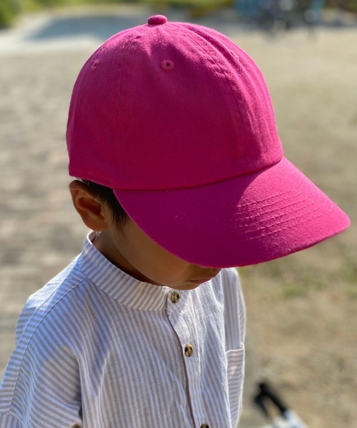 newhattan(ニューハッタン)の「【newhattan】ニューハッタン KID’Sキャップ Baseball Low Cap-twill kids-(キャップ・キッズ・オリーブ/ピンク系/レッド/ベージュ系/パープル/アクア/ホワイト/バーガンディー/ダークブラウン/ロイヤルブルー/ブラック/ライトピンク/カーキ/ライム/ダークブルー/ライトブルー・FREE)」の17枚目の写真