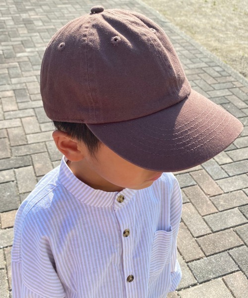 newhattan(ニューハッタン)の「【newhattan】ニューハッタン KID’Sキャップ Baseball Low Cap-twill kids-(キャップ・キッズ・オリーブ/ピンク系/レッド/ベージュ系/パープル/アクア/ホワイト/バーガンディー/ダークブラウン/ロイヤルブルー/ブラック/ライトピンク/カーキ/ライム/ダークブルー/ライトブルー・FREE)」の18枚目の写真