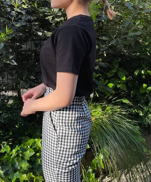 MAJESTIC LEGON（マジェスティックレゴン）の「ビーズロゴTee（Tシャツ/カットソー・レディース・オフホワイト/ピンクベージュ/ブラック・SMALL/MEDIUM）」の16枚目の写真