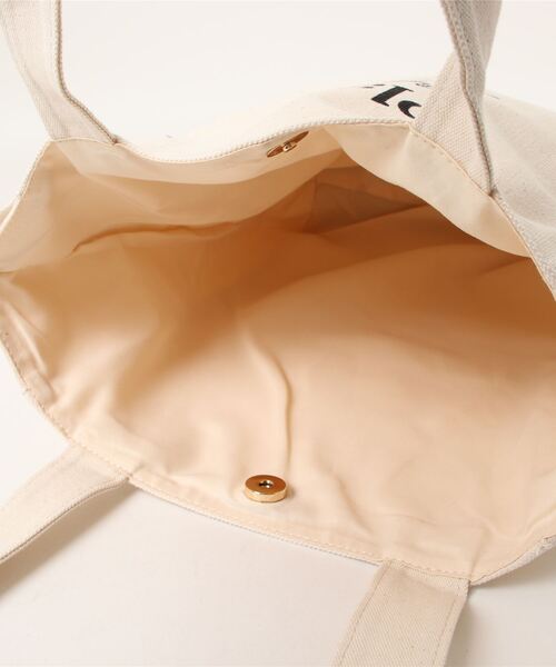 ems excite（エムズエキサイト）の「フリルロゴトートBAG（トートバッグ・レディース・オフホワイト/アイボリー・FREE）」の3枚目の写真