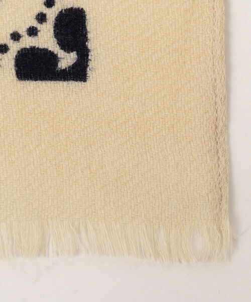 Demi-Luxe BEAMS（デミルクス ビームス）の「manipuri / バルーン ストール（ストール/ショール・レディース・オフホワイト・ONE SIZE）」の4枚目の写真