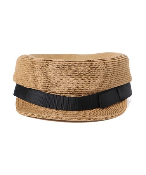 ACYM（アシーム）の「Paper tape round キャスケット（キャスケット・レディース・ベージュ/ブラウン・FREE）」の10枚目の写真