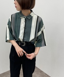 apres jour mignon | ストライプルーズシャツ【ZOZOTOWN限定アイテム】(シャツ/ブラウス)