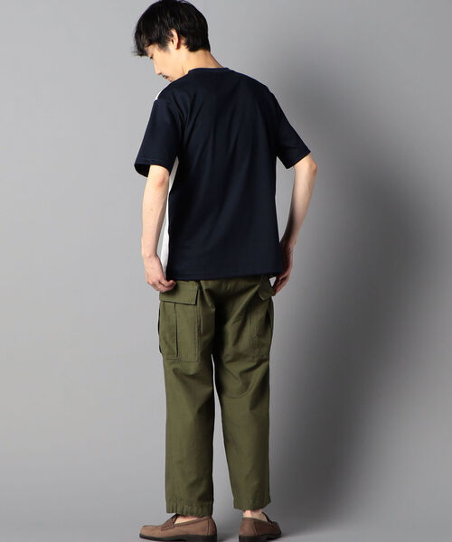 NOLLEY'S goodman（ノーリーズグッドマン）の「配色切替 Tシャツ（Tシャツ/カットソー・メンズ・ホワイト系その他6/ブルー系その他7・SMALL/MEDIUM/LARGE/X-LARGE）」の3枚目の写真