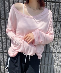 【カラバリ豊富】とろみルーズロンTee