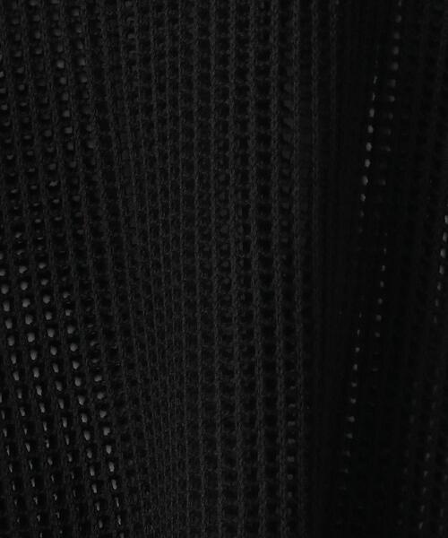 UNITED ARROWS（ユナイテッドアローズ）の「□UWMSC C/P MESH ショートスリーブ ニット◆（ニット/セーター・レディース・ホワイト/ブラック/ケリー・FREE）」の18枚目の写真