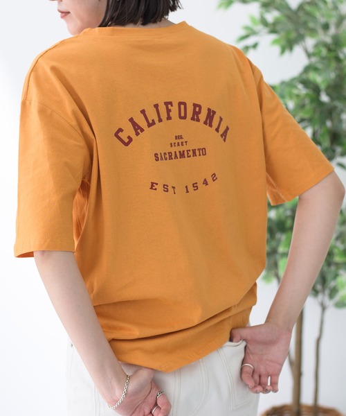 MAISON BREEZE（メゾンブリーズ）の「【MAISON BREEZE】THE WEST プリントロゴTシャツ（Tシャツ/カットソー・レディース・ホワイト/イエロー・FREE）」の21枚目の写真